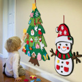 YM 2021 Xmas Decorations Ornament Felt Christmas Supplier Tree Decorated Kids Cutom Xmas Gift